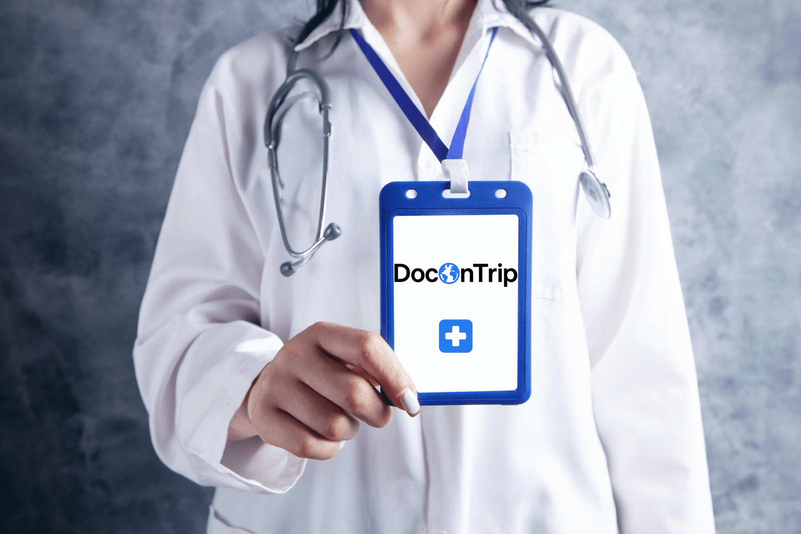 Doctor with a card - Hero Image